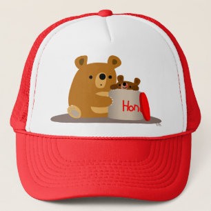 Tschüss dir Honey! Niedlicher Cartoon Bears Hat Truckerkappe