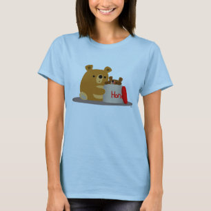 Tschüss dir Honey! Niedlicher Cartoon Bears T - Sh T-Shirt