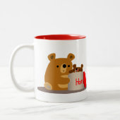 Tschüss dir Honey! Tasse niedlicher Cartoon Bears (Links)