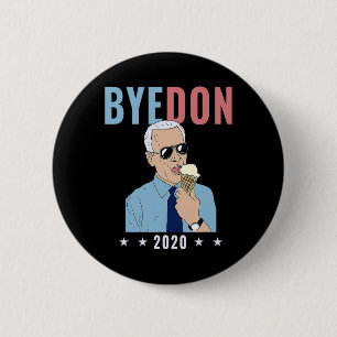 Tschüss Don Byedon Eiscreme Abstimmung Lustig Joe  Button