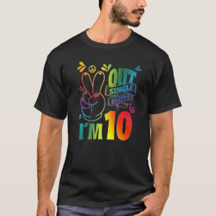 Tschüss einstellige Zahlen, ich bin 10 T-Shirt