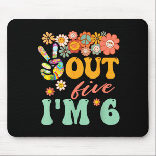 Tschüss fünf 6 groovy 6. herzlichen Glückwunsch zu Mousepad