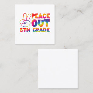 Tschüss Fünfte Klasse Tie-Dye Letzter Tag 5. Klass