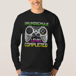 Tschüss Grundschule Abschluss Stufe abgeschlossen T-Shirt