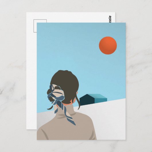 Tschüss, meine Liebe T - Shirt Postkarte (Vorne/Hinten)