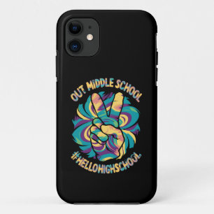 Tschüss Mittelstufe Hallo High School Tie Dye Case-Mate iPhone Hülle