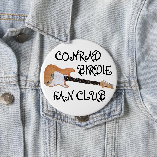 Tschüss-Piepmatz-Fanclub-Knopf Button (Beispiel)