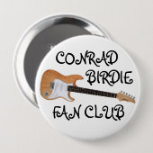 Tschüss-Piepmatz-Fanclub-Knopf Button (Vorne & Hinten)