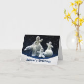 Tschüss Schneebabys Karte (Gelbe Blume)