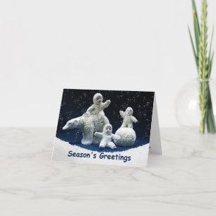 Tschüss Schneebabys Karte