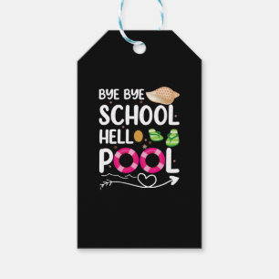 Tschüss Schule Hallo Pool Letzter Schultag Geschenkanhänger