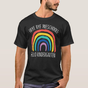 TSCHÜSS VORKINDERGARTEN HALLO KINDERGARTEN Schul L T-Shirt