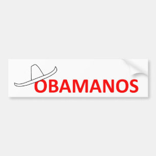 TschüssObamaHispanics sagen gehen Zuhause! Autoaufkleber
