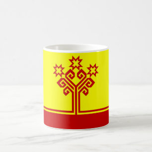 Tschuwaschi-Fahne Russische Republik Kaffeetasse