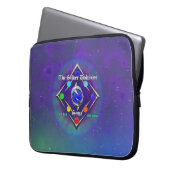 TSDS: Aus Leben und Liebe Logo blau und grün Laptopschutzhülle (Vorderseite Links)