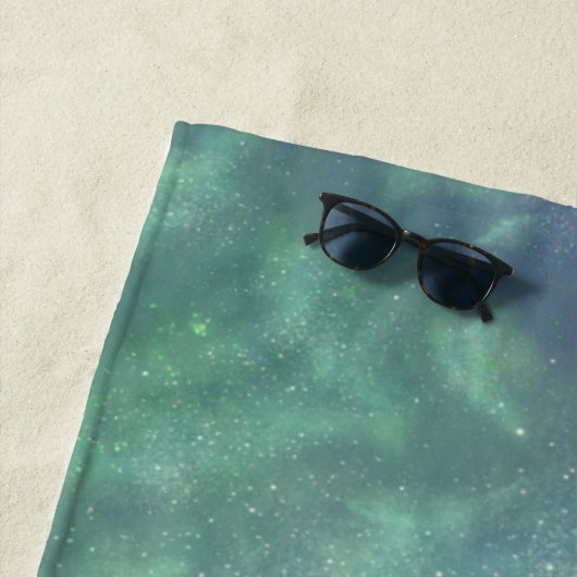 TSDS: Aus Leben und Liebe Logo blau und grün Strandtuch (Beispiel)