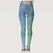 TSDS: Erde und Wasserelement Galaxie Leggings (Vorderseite)