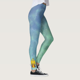 TSDS: Hintergrund für Justin und Miral-Element Leggings