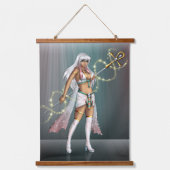 TSDS: Isis, Göttin des Heiligen Wandteppich Mit Holzrahmen (Vorderseite)