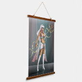 TSDS: Isis, Göttin des Heiligen Wandteppich Mit Holzrahmen (Gewinkelt)