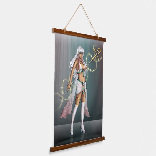 TSDS: Isis, Göttin des Heiligen Wandteppich Mit Holzrahmen (Gewinkelt)