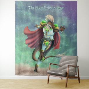 TSDS: Justin Arisdale Cover Art Solo Erde Wandteppich