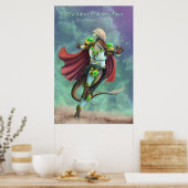 TSDS: Justin Arisdale deckt Art Solo Earth ab Poster (Küche)