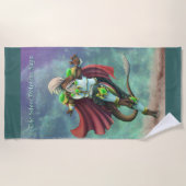 TSDS: Justin Arisdale deckt Art Solo Earth ab Strandtuch (Vorderseite)