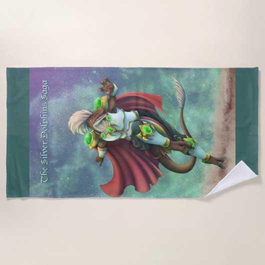 TSDS: Justin Arisdale deckt Art Solo Earth ab Strandtuch (Vorderseite)