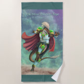 TSDS: Justin Arisdale deckt Art Solo Earth ab Strandtuch (Vorderseite)