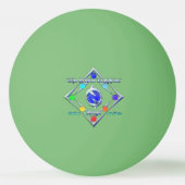 TSDS: Justin Arisdale deckt Art Solo Earth ab Tischtennisball (Rückseite)