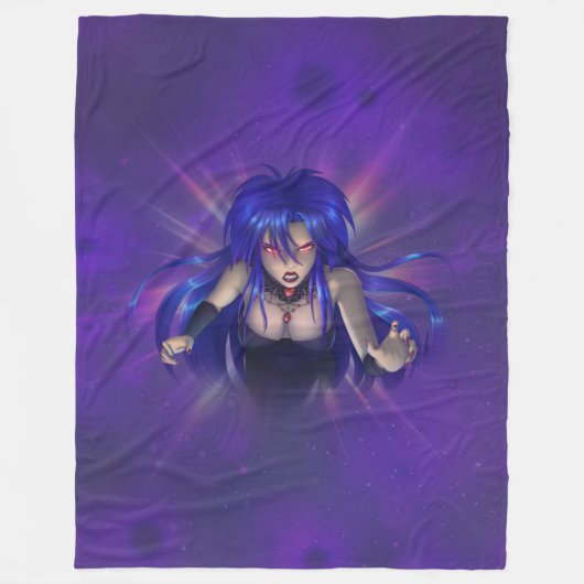 TSDS: Königin Irana Delphi Buchcover Art Fleecedecke (Vorderseite)