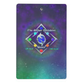 TSDS: Königin Irana Delphi Buchcover Art Mini Klemmbrett (Rückseite)