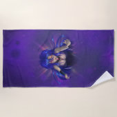 TSDS: Königin Irana Delphi Buchcover Art Strandtuch (Vorderseite)