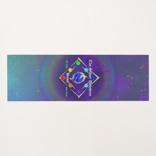 TSDS: Königin Irana Delphi Buchcover Art Yogamatte (Rückseite (Horizontal))