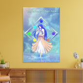 TSDS: Miral Akemi decken Art Solo Wasser ab Leinwanddruck (Insitu (Wohnzimmer))