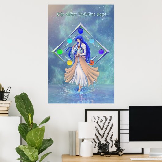 TSDS: Miral Akemi decken Art Solo Wasser ab Poster (Heimbüro)
