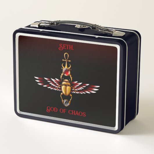 TSDS: Seth, Gott des Chaos Metall Brotdose (Rückseite)