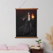 TSDS: Seth, Gott des Chaos Wandteppich Mit Holzrahmen (Schlafzimmer)