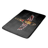 TSDS: Seth's Scarab Coat Graphic Badematte (Schrägansicht)