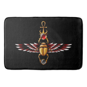 TSDS: Seth's Scarab Coat Graphic Badematte