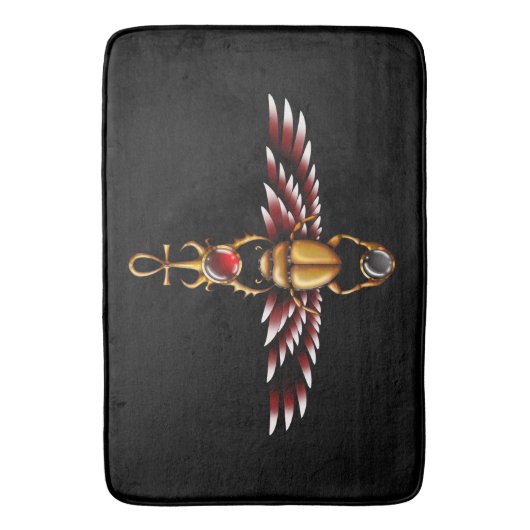 TSDS: Seth's Scarab Coat Graphic Badematte (Vorderseite Vertikal)