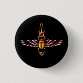TSDS: Seth's Scarab Coat Graphic Button (Vorderseite)