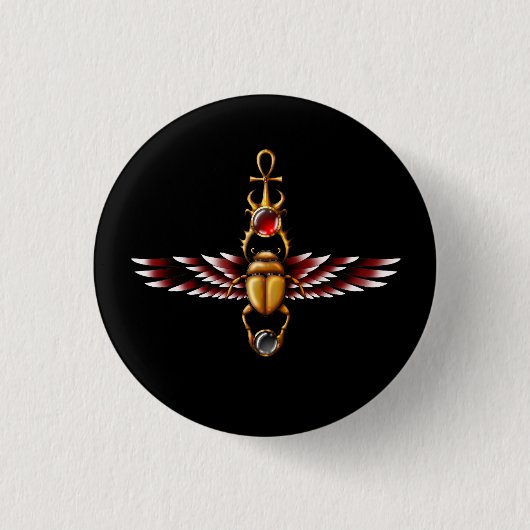 TSDS: Seth's Scarab Coat Graphic Button (Vorderseite)