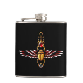 TSDS: Seth's Scarab Coat Graphic Flachmann