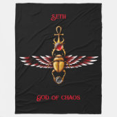 TSDS: Seth's Scarab Coat Graphic Fleecedecke (Vorderseite)
