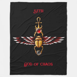 TSDS: Seth's Scarab Coat Graphic Fleecedecke