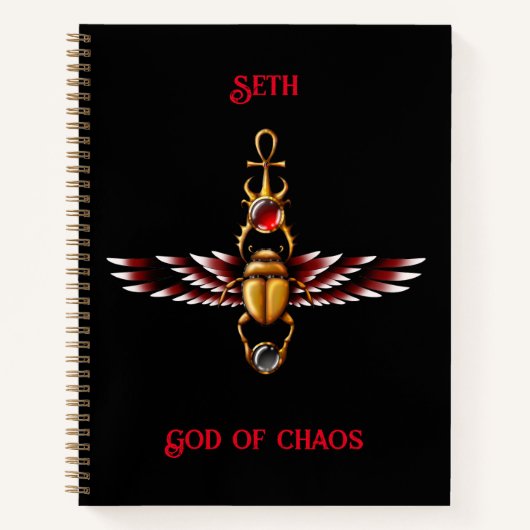 TSDS: Seth's Scarab Coat Graphic Notizblock (Vorderseite)