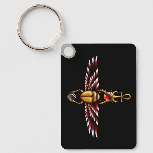 TSDS: Seth's Scarab Coat Graphic Schlüsselanhänger (Vorderseite)