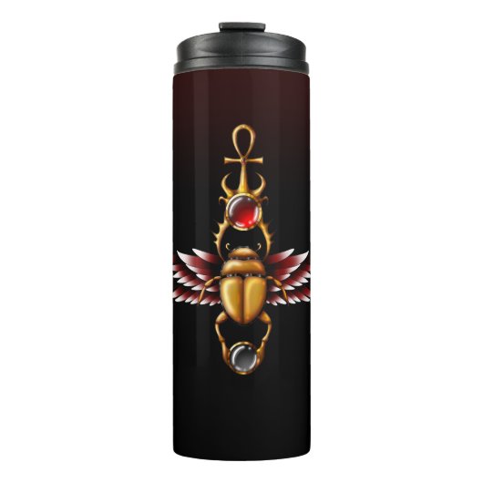 TSDS: Seth's Scarab Coat Graphic Thermosbecher (Vorderseite)